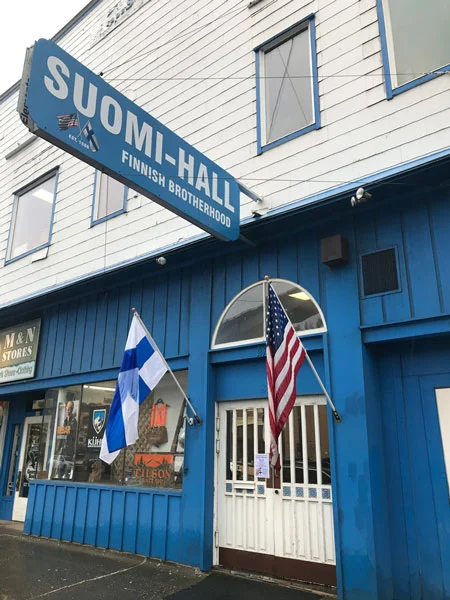 2020 Suomi Hall entrance, Astoria, Oregon